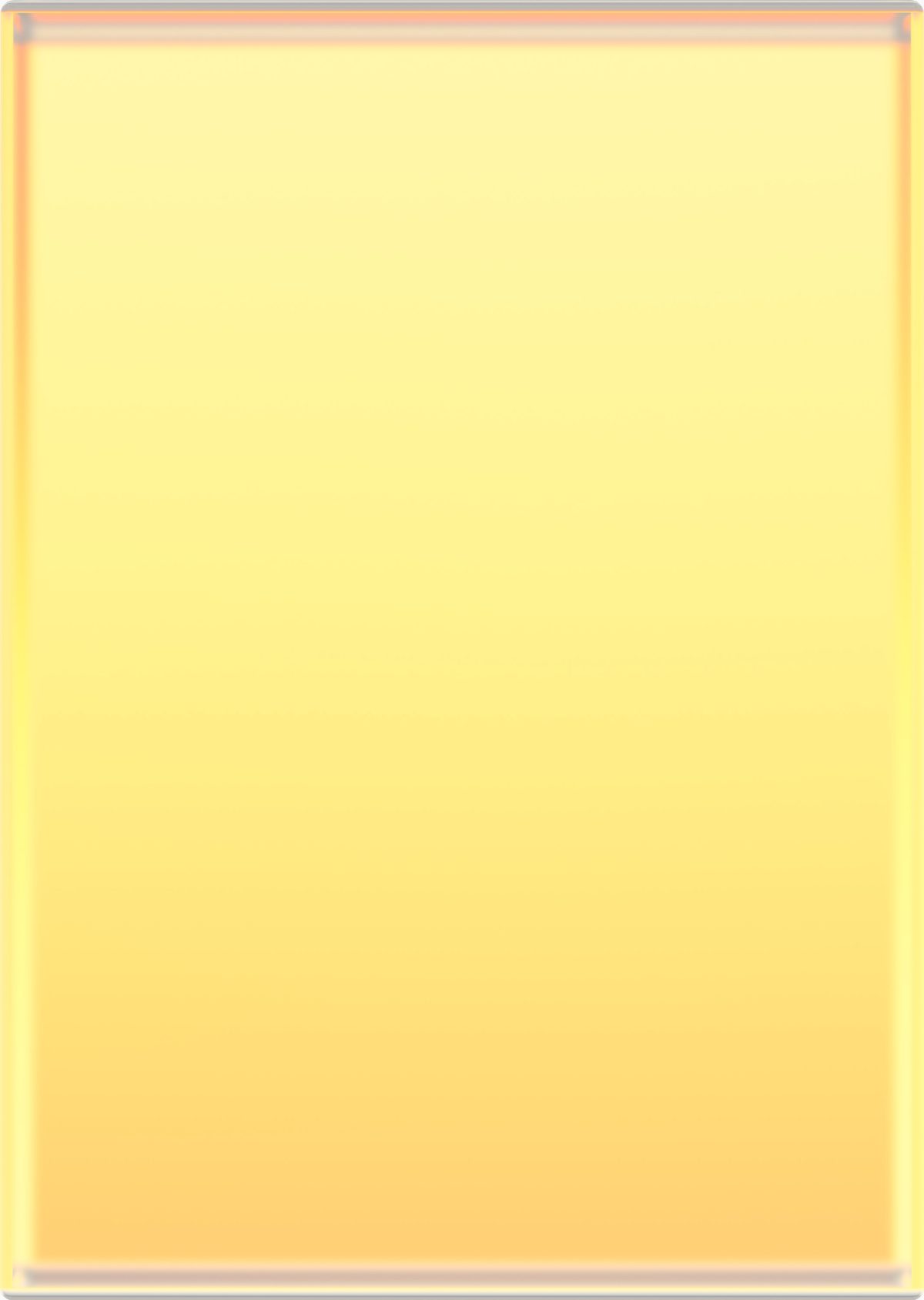 A luminous gradient field transitions from pale yellow at the top to warm golden tones toward the bottom, framed by a subtle metallic border that catches light across its edges. The monochromatic composition emphasizes the subtle shifts in tone and the reflective quality of the surface.